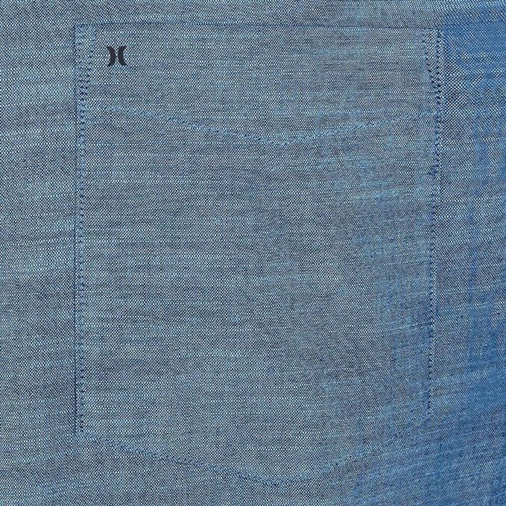 Hurley Men's One and Only Textured Short‎ Sleeve Button Up, Obsidian, XXL - Picture 5 of 5